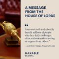 A Message from the House of Lords